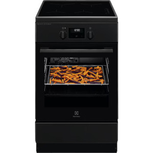 Electrolux LKI564266K, Inductie, 4 zone de gatit,  SteamBake, Multilevel Cooking, Autocuratare catalitica, Timer, Grill, AirFry, Clasa A, 50 cm, Negru