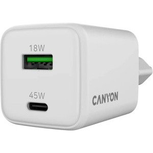 Canyon GaN, 1x USB, 1x USB-C, Power Delivery 45W