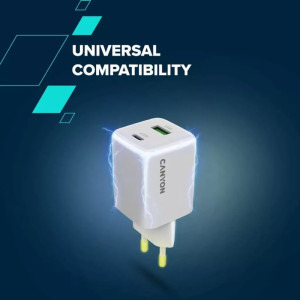Canyon GaN, 1x USB, 1x USB-C, Power Delivery 45W