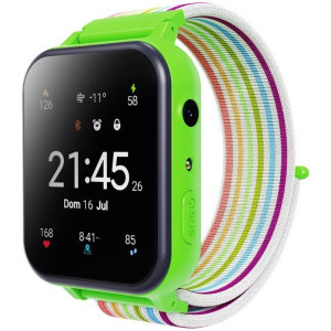SmartWatch pentru Copil Canyon Alfie KW-37, Study & Game Green, functie apeluri, functie SOS