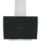 Hota Tesla decorativa DD600AXB, Putere de absorbtie 630 m3/h, 3 trepte de viteza, Iluminare LED, 60 cm, Inox/Negru
