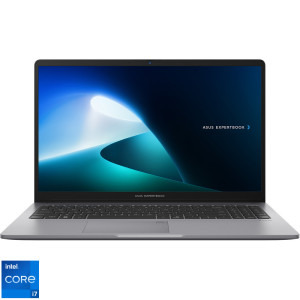 Laptop ASUS 15.6 ExpertBook P1 P1503CVA, FHD, Procesor Intel® Core™ i7-13620H (24M Cache, up to 4.90 GHz), 16GB DDR5, 512GB SSD, Intel UHD, No OS, Misty Grey