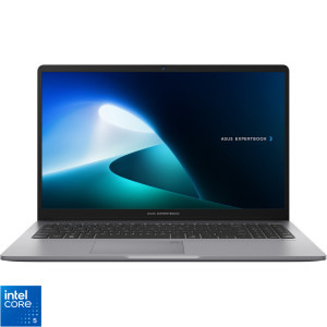 Laptop ASUS 15.6 ExpertBook P1 P1503CVA, FHD, Procesor Intel® Core™ 5 210H (12M Cache, up to 4.80 GHz), 16GB DDR5, 1TB SSD, Intel Graphics, No OS, Misty Grey