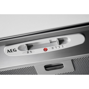 AEG integrata DGB2531M, Putere de absorbtie 440 m3/h, 1 motor, Iluminare LED, 52 cm, Inox