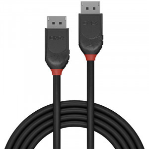 LINDY Black, DisplayPort Male - DisplayPort Male, v1.2, 3m, negru
