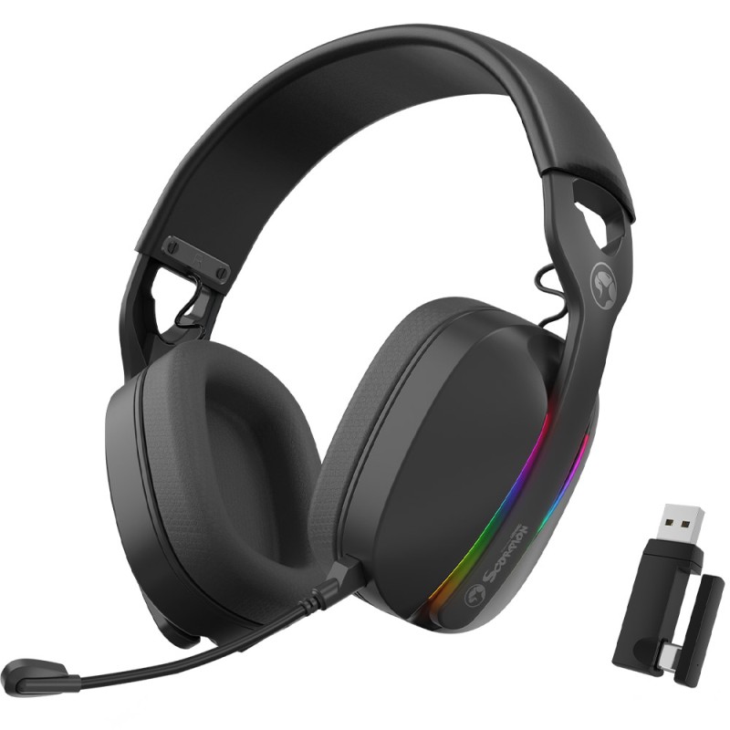Casti Gaming Marvo HG9086W RGB Wireless
