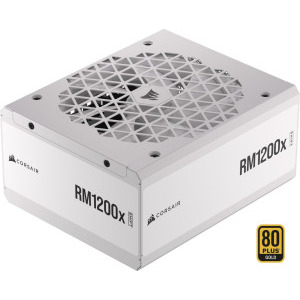 (122801-0) 書庫1/2 ホワイト Sursa Corsair RMx SHIFT Series White RM1200x, 80+ Gold, 1200W - PC