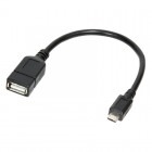 Accesoriu tableta Logilink Cablu adaptor OTG USB - microUSB pentru smartphone si tablete