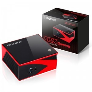 GIGABYTE BRIX, Richland A8-5557M 2.1GHz, 2x DDR3 16GB max, mSATA, HDD 2.5 inch, R9 M275X 2GB, Wi-Fi, Bluetooth, HDMI, Mini DisplayPort, USB 3.0