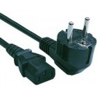 Cablu componente OEM Schuko Male - IEC 320 C13 Female, Negru