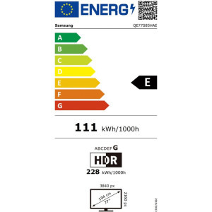 Samsung Smart TV OLED QE77S85H Seria S85H 195cm negru 4K UHD HDR