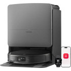 Aspirator robot Roborock Saros 20X Black, Mop, WiFi, Bariere virtuale, Senzor anti-cadere, Google Home & Alexa, 36000 Pa, Baterie Li-ion, 6400 mAh, Timp de incarcare: 150 min, Li-Ion 14.4 V 6400 mAh, 0.26 L + 2.5L, Negru
