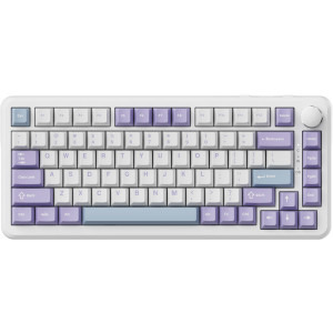 Ajazz AK820 MAX RGB White/Purple Magnetic Switch Mecanica