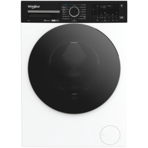 Masina de spalat rufe Whirlpool WPM 97W ADS EE, 9 kg, 1400 RPM, Clasa A, Inverter, 6th Sense, Adaptive Wash, SenseWash, Auto Dose, HomeWhiz, Alb