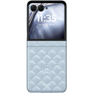 Motorola Razr 60 Swarovski, 256GB, 8GB RAM, Dual SIM, 5G, Tri-Camera, Pantone Ice Melt