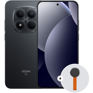 Xiaomi Redmi Note 15 Pro, 256GB, 8GB RAM, Dual SIM, 5G, Tri-Camera, Black + Woven Strap Ring Stand
