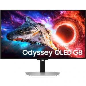 Monitor LED Samsung Gaming Odyssey G8 G80SH LS32HG800SUXEN 32 inch UHD QD-OLED 0.03 ms 240 Hz HDR FreeSync Premium Pro & G-Sync Compatible