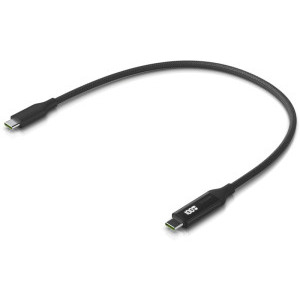 Ubiquiti USB-C 2.0 Male la USB-C 2.0 Male, 0.3 m, PD 100W, Negru