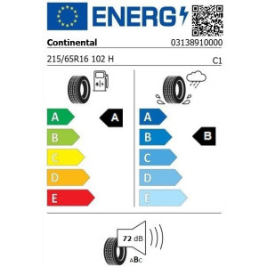 Continental ContiEcoContact7S XL (+)215/65R16 102H