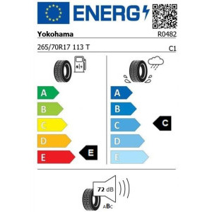 YOKOHAMA Geolandar A/T G015265/70R17 113T