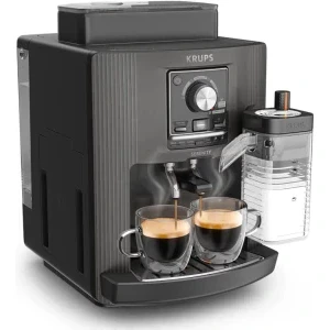 Krups automat Serenity Milk EA402HE0, 1450W, 15bar, 1.7L, Negru/Gri