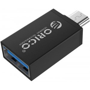 Orico Adaptor microUSB Male la USB Female, Silver