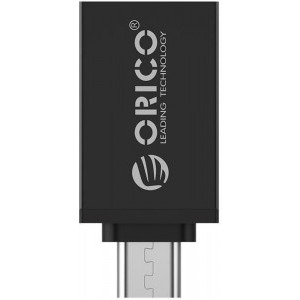 Cablu de date / adaptor Orico Adaptor microUSB Male la USB Female, Silver
