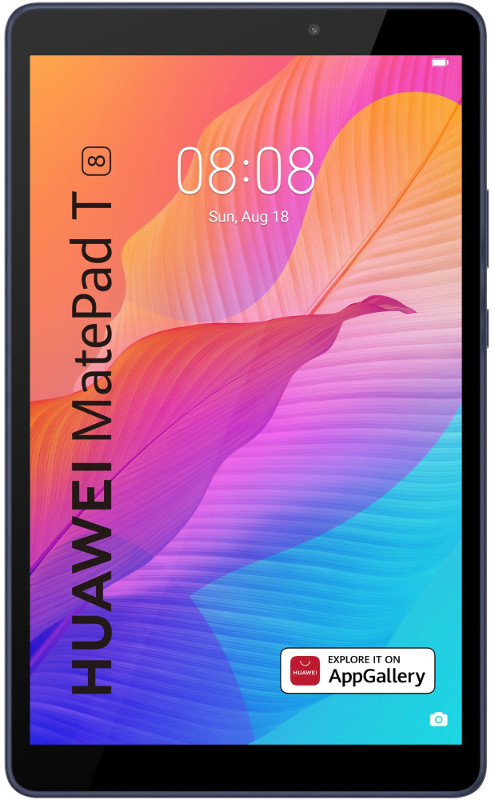 Tableta Huawei MatePad T8, 8 inch Multi-touch, Cortex-A53 2.0 Ghz Octa-Core, 2GB RAM, 16GB flash, Wi-Fi, Bluetooth, 4G, Deepsea Blue