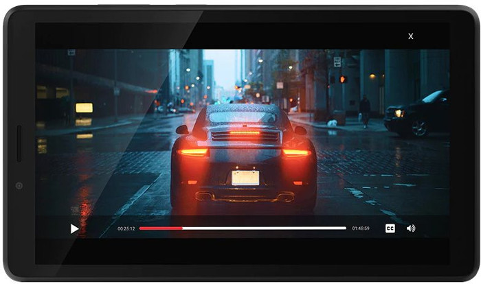 Tableta Lenovo Tab M7 TB-7305X, 7 inch Multi-touch, Cortex-A7 1.3 GHz Quad-Core, 1GB RAM, 16GB flash, Wi-Fi Bluetooth, GPS, 4G, Android 9.0, Onyx Black