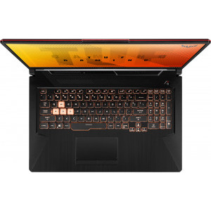 ASUS Gaming 17.3'' TUF A17 FA706IU, FHD 120Hz, Procesor AMD Ryzen™ 9 4900H (8M Cache, up to 4.4 GHz), 8GB DDR4, 512GB SSD, GeForce GTX 1660 Ti 6GB, No OS, Bonfire Black