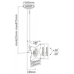 SBOX CPLB-28S 23 - 42 inch