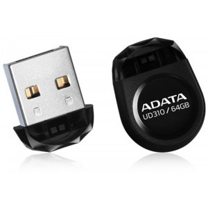 ADATA DashDrive Durable Jewel UD310 64GB USB 2.0 negru