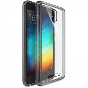 Ringke Protectie pentru spate Fusion Smoke black pentru Xiaomi Redmi Note 2 + folie protectie Ringke