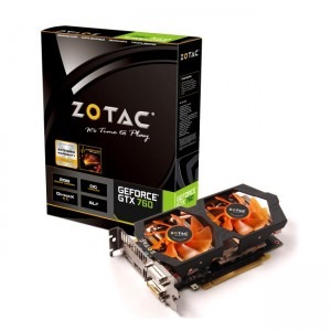 Zotac GeForce GTX 760 OC Dual Silencer 2GB GDDR5 256-bit
