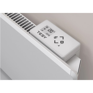 Tesy Convector de perete CN 06 100 EACLOUD AS W, 1000 W, control prin internet, tesyCloud, AirSafe, seria FinEco Cloud