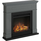 TAGU Semineu Larsen Solid Grey cu Focar Electric PowerFlame, 23 inch, FM462-GR3-23PF1A
