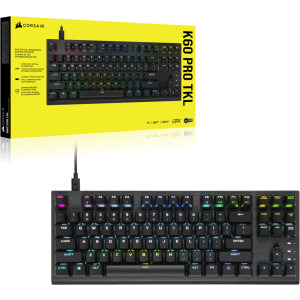 Corsair K60 PRO TKL RGB OPX Switch Mecanica