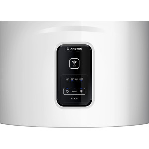 Ariston electric Lydos Wi-Fi 100L, 1800 W, conectivitate internet, rezervor emailat cu Titan