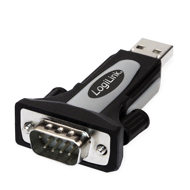 Adaptor Logilink 1x USB 2.0 A Male - 1x RS232 Male