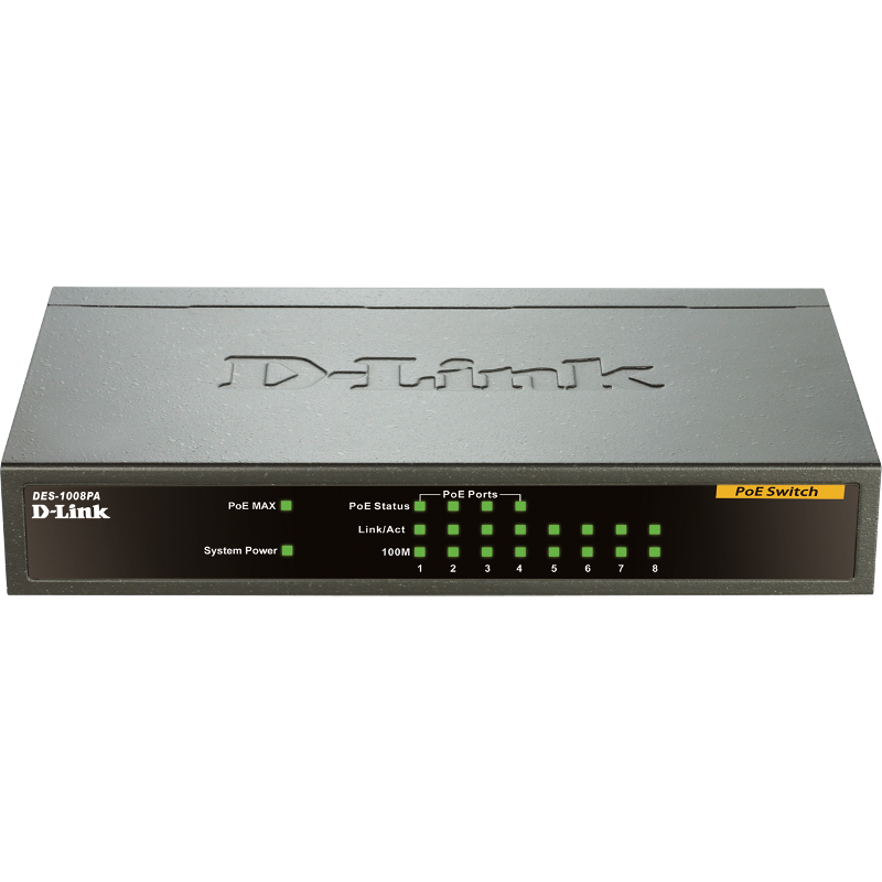 Switch D-Link DES-1008PA PoE