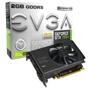 EVGA GeForce GTX 750 Ti Superclocked 2GB GDDR5 128-bit