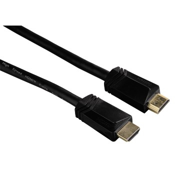Cablu video Hama HDMI Male - HDMI Male, v1.4, 3m, Ethernet, negru