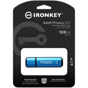 Kingston IronKey Vault Privacy 50C Series AES-256 Encrypted 128GB