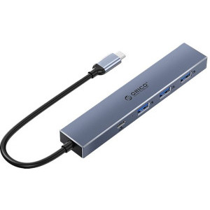 Hub USB Orico DHY-3U1C, 1x USB-C, 3x USB 3.2 Gen2 Grey