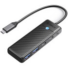 Hub USB Orico PAPW2AC-C3, 2x USB-C, 2x USB, Black