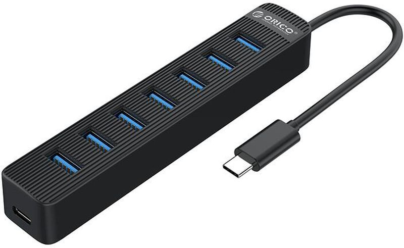 Hub USB Orico TWC3-7A, 7x USB 3.0 Black