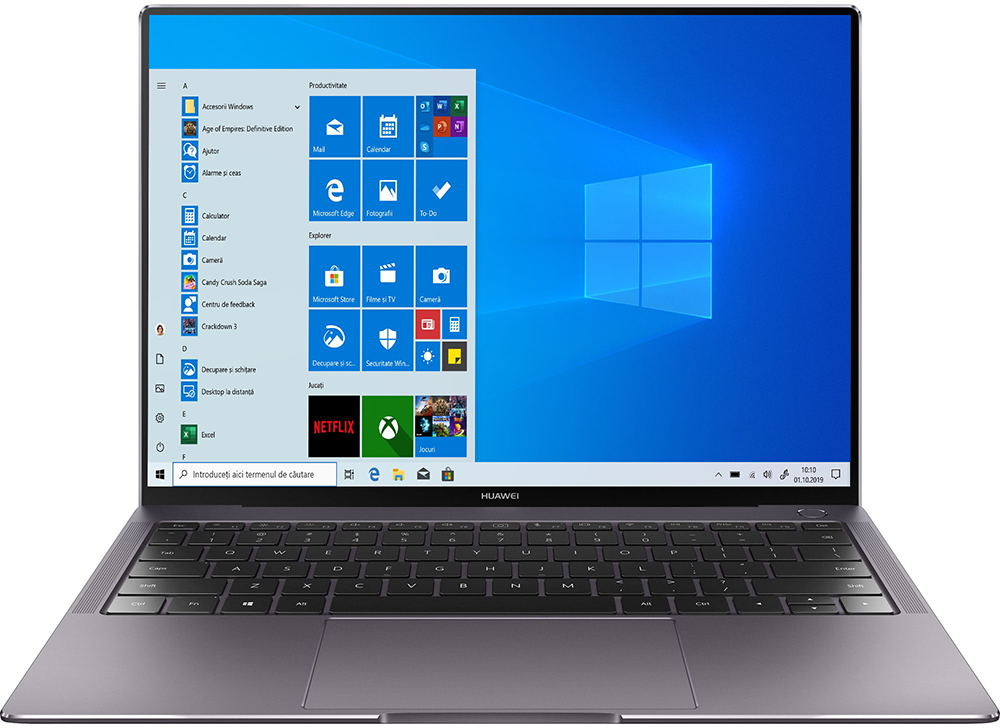 Ultrabook Huawei 13.9'' MateBook X Pro, 3K LTPS Touch, Procesor Intel® Core i5-8265U (6M Cache, up to 3.90 GHz), 8GB, 512GB SSD, GeForce MX250 2GB, Win 10 Home, Grey