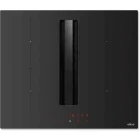 Plita incorporabila Elica NikolaTesla Alpha, Inductie, 4 zone de gatit, Hota integrata, Bridge Zone, 60 cm, Negru