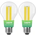 Lepro Bec LED WW, E27, 1521 lumeni, 2700K, Filament, 2 buc