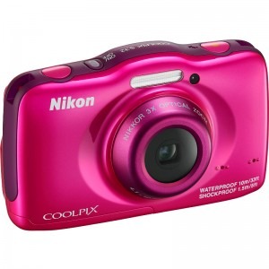 Nikon COOLPIX S32 Roz + card 8GB + Rucsac